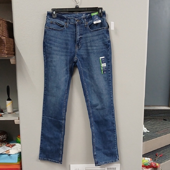 George Men's Classic Blue Straight Jeans - Picture 2 of 8